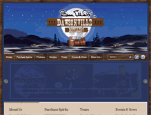 Tablet Screenshot of dawsonvillemoonshinedistillery.com